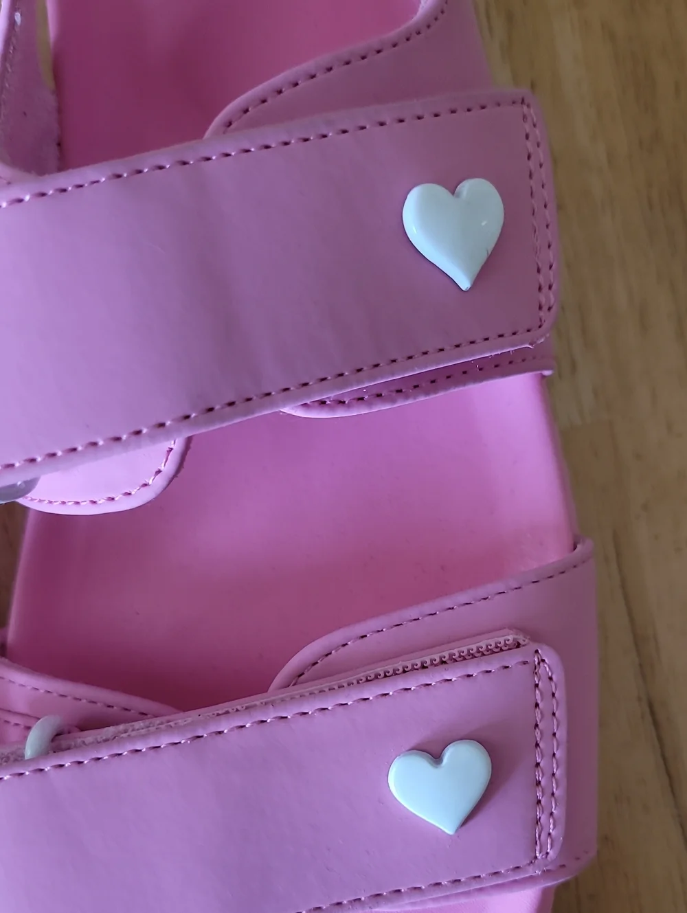 Stoney Clover Lane x Target Pink Heart Sport Strap Sandals